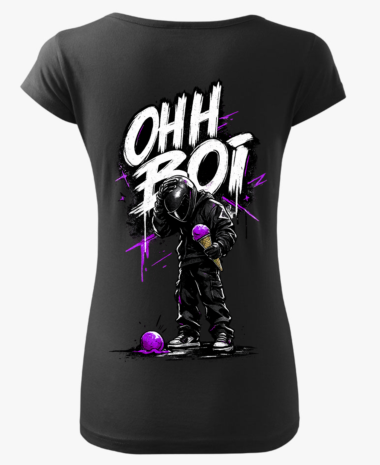 Fagyi póló - OHH BOI - Női szabás