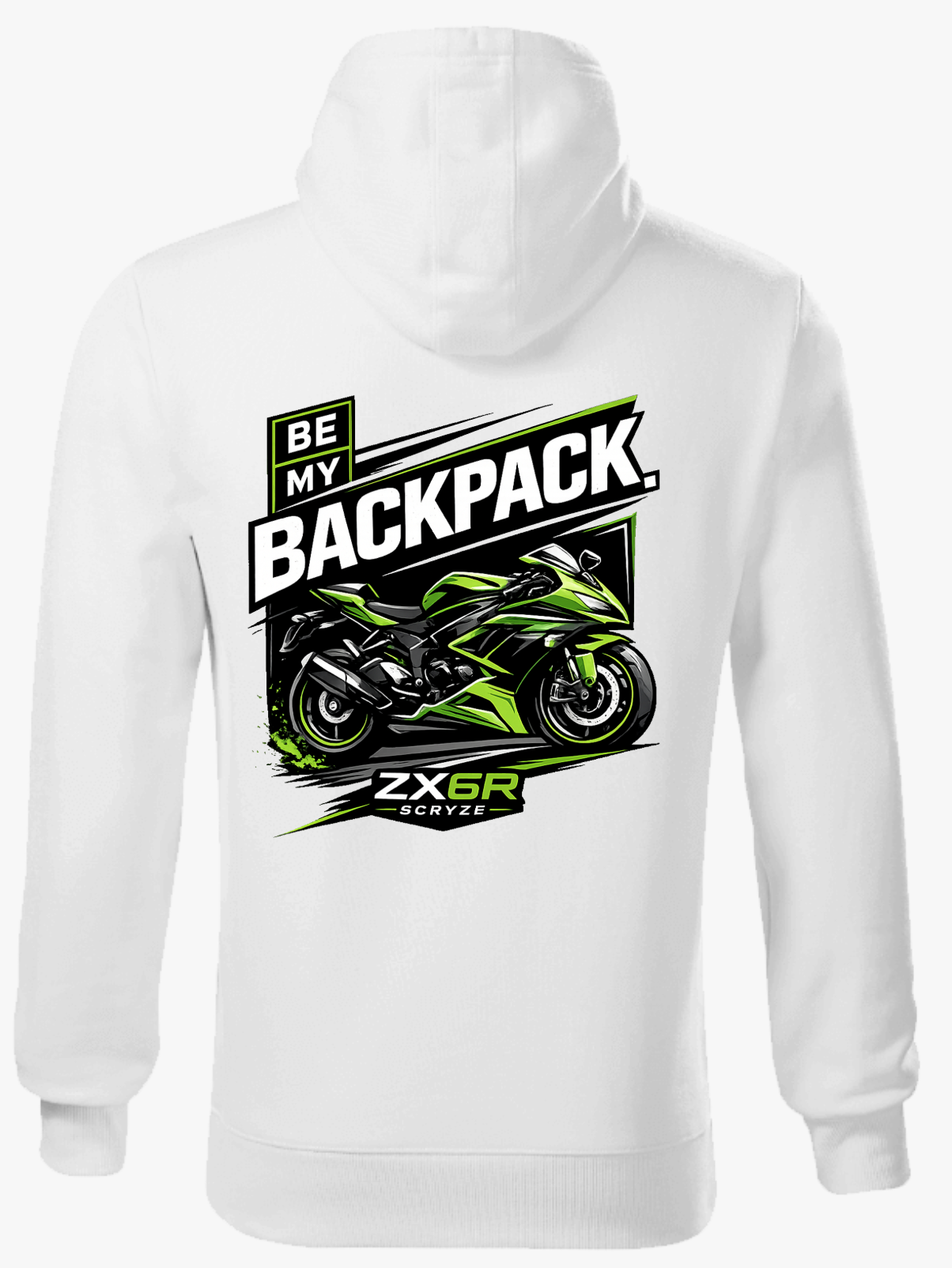ZX6R Zip Hoodie – Be My Backpack