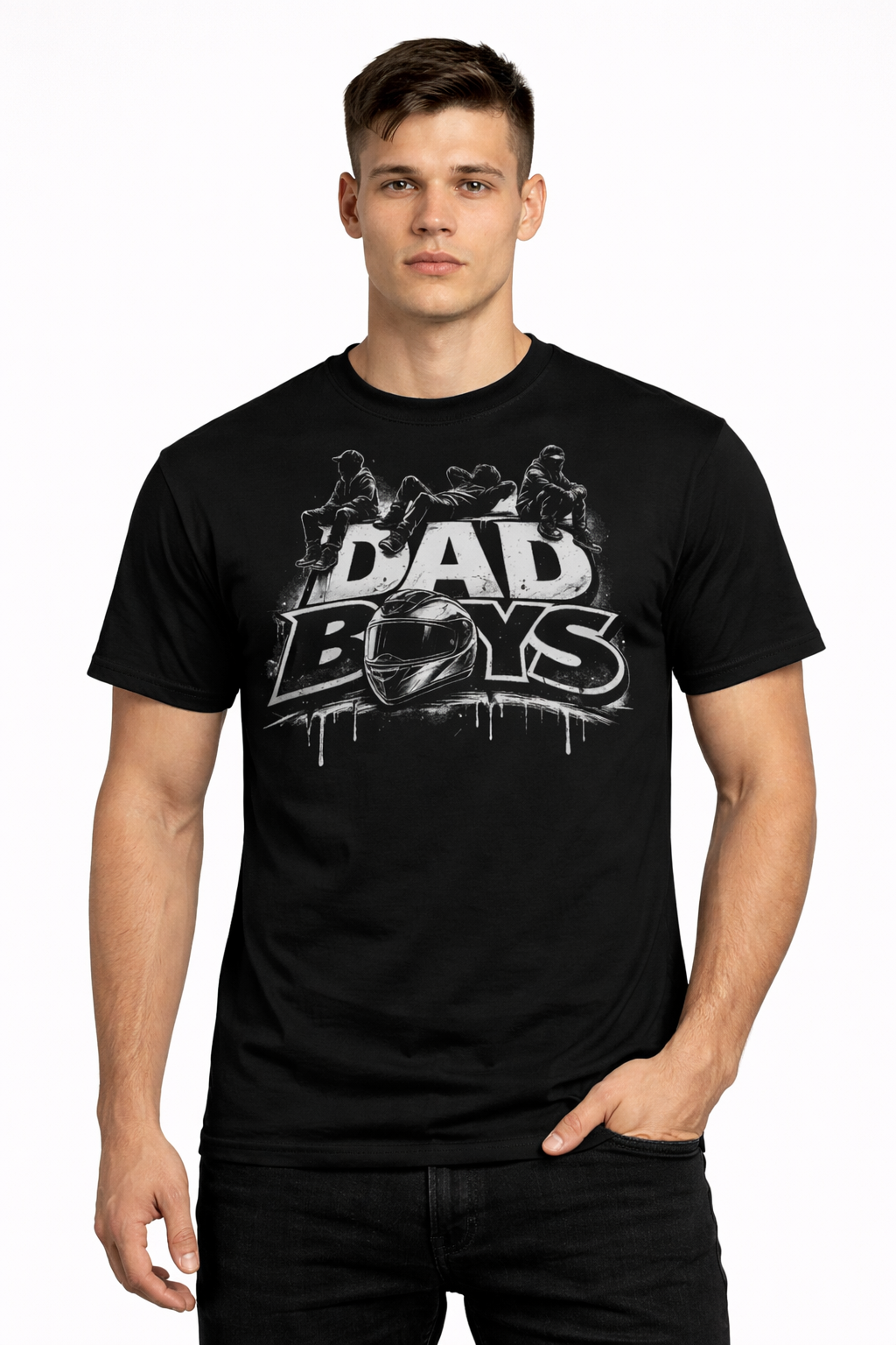 Dad Boys T-Shirt – Helmet Edition