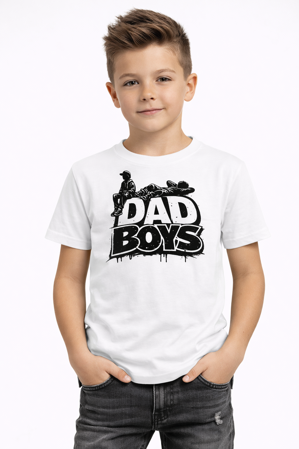 Dad Boys Kids T-Shirt – Clean Edition