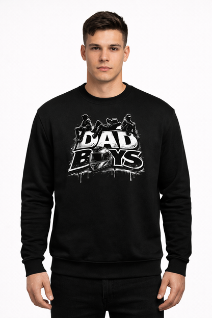 Dad Boys Sweatshirt – Helmet Edition