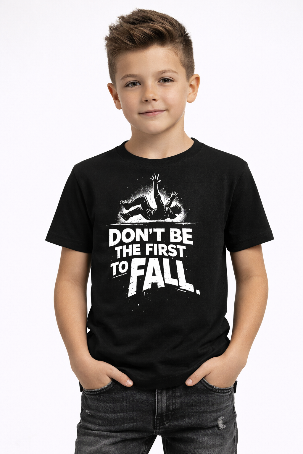 Fall Kids T-Shirt – Don’t Be The First To Fall
