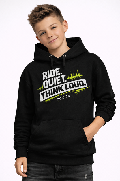 Ride Kids Hoodie – Think Loud