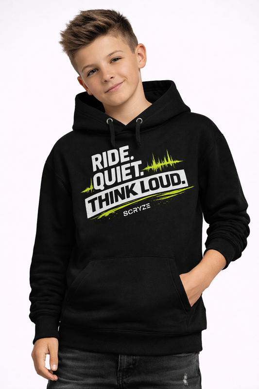 Ride Kids Hoodie – Think Loud