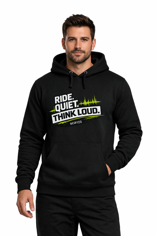 Ride Hoodie – Ride Quiet, Think Loud